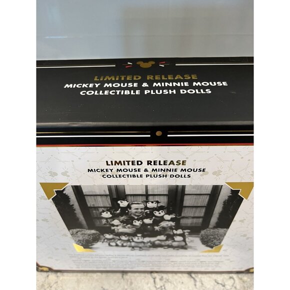 Disney Mickey And Minnie Plush collectible Limited Edition New - Picture 5 of 6